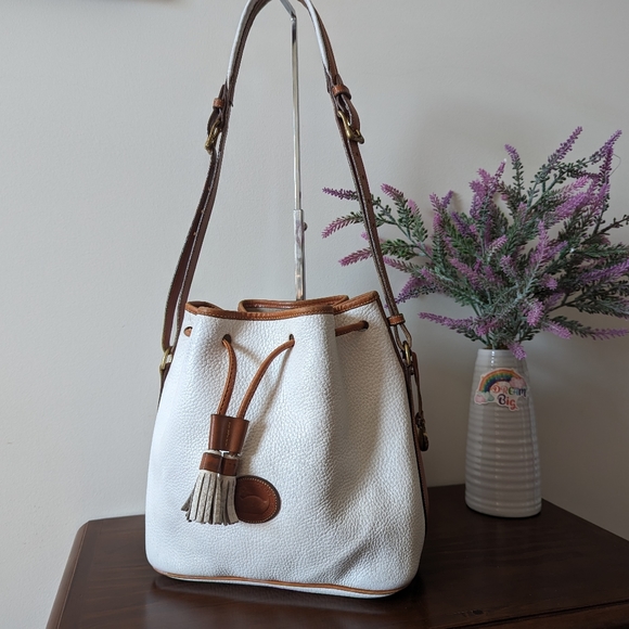 Dooney & Bourke Bags Vintage Dooney And Bourke White Pebble Leather